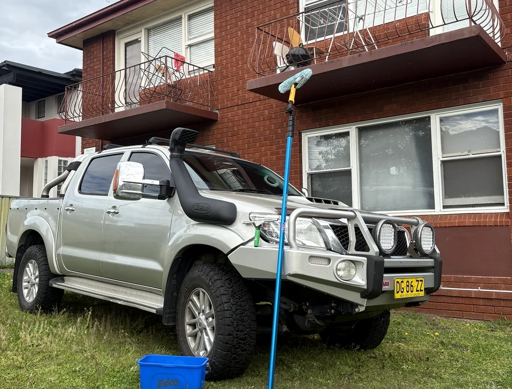 Velocity Exterior Cleaning equipment at residential units